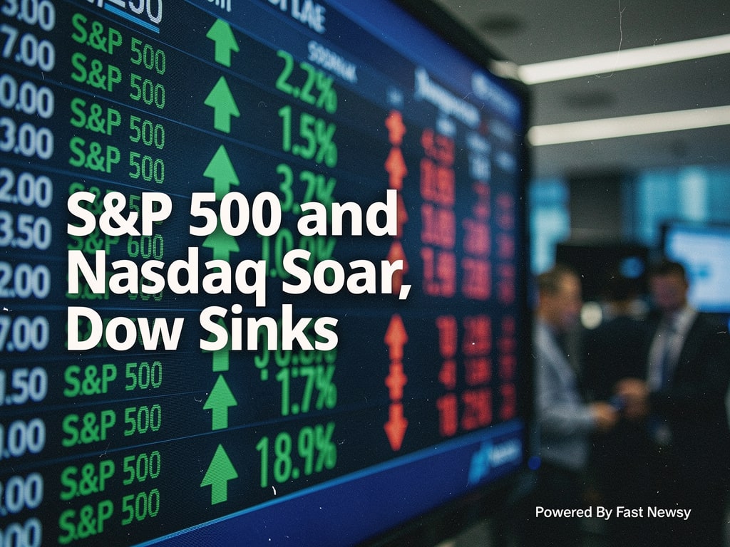 Shock Surge: S&P 500 & Nasdaq Set Records Amid Dow's Drop Today!