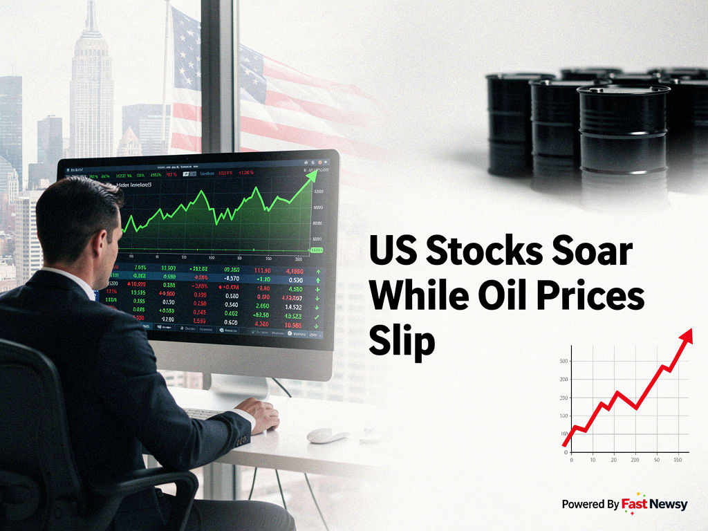 US Stocks Near Record Highs Amid Oil Slip: Crisis or Boom?