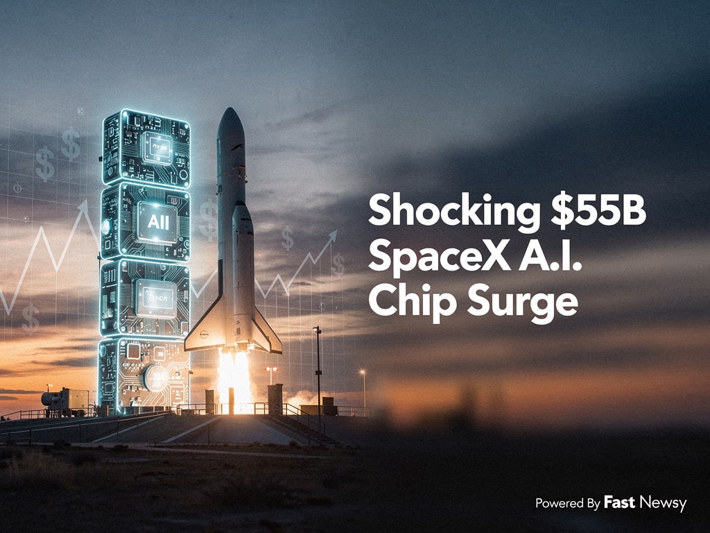 Shocking $55 Billion Surge: SpaceX's Bold Move into A.I. Chips!