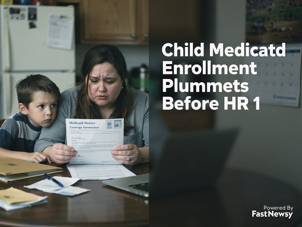 Shock: Child Medicaid Enrollment Plummets Ahead of HR 1 Policies!