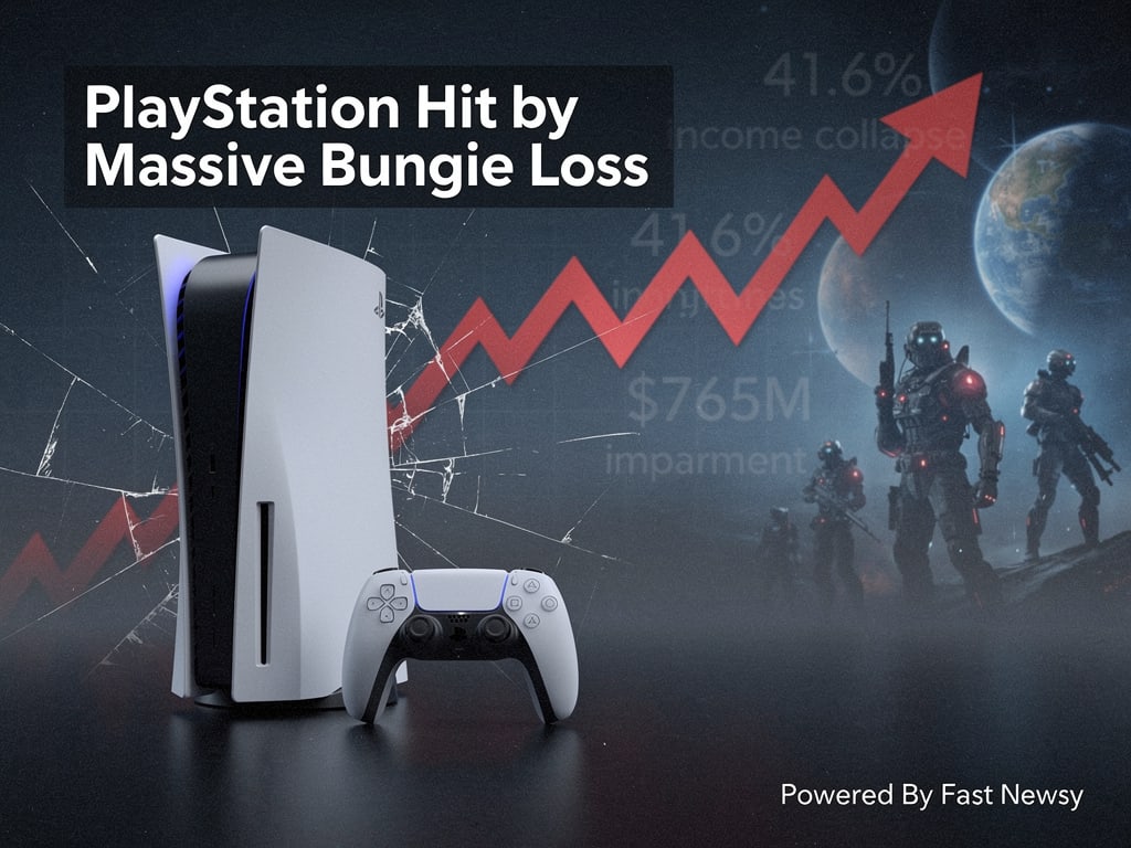 Shock Loss: PlayStation Faces $765M Bungie Impairment Amid 41.6% Income Collapse