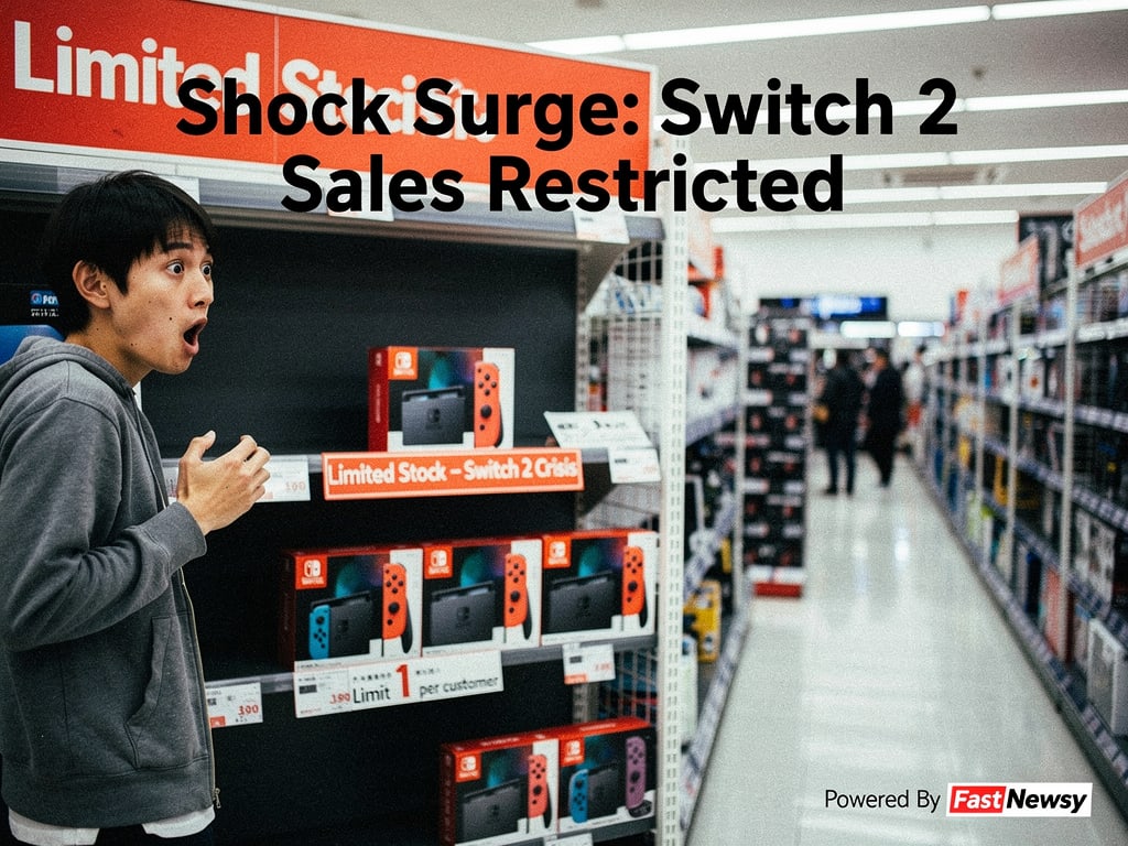 Shock Surge: Japanese Retailers Limit Nintendo Switch 2 Sales Amid Crisis