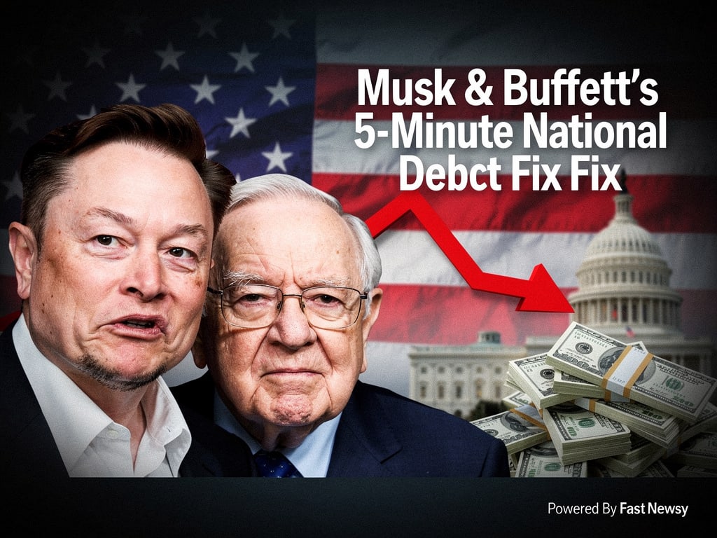 Elon Musk Reveals Warren Buffett's Shocking 5-Minute Plan to Fix National Debt!