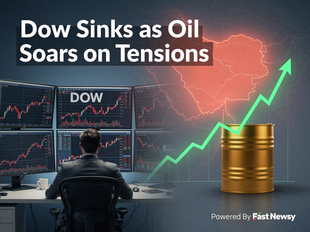 Shock Waves: Dow Dips as Oil Surges Amid Iran Crisis