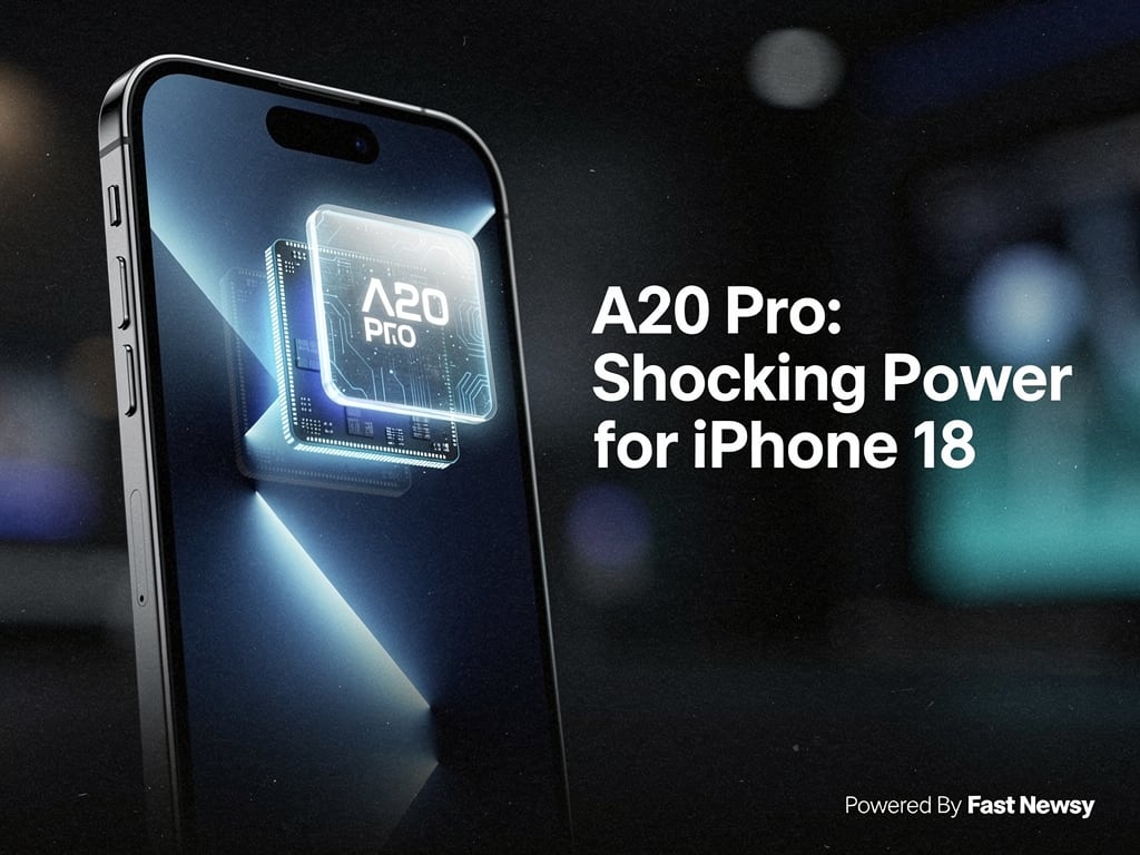 Apple's A20 Pro Chip: A Shocking Leap for the iPhone 18 Pro!