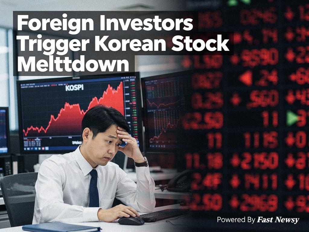 Shock Collapse: Korean Stocks Plunge as Foreign Investors Exit!