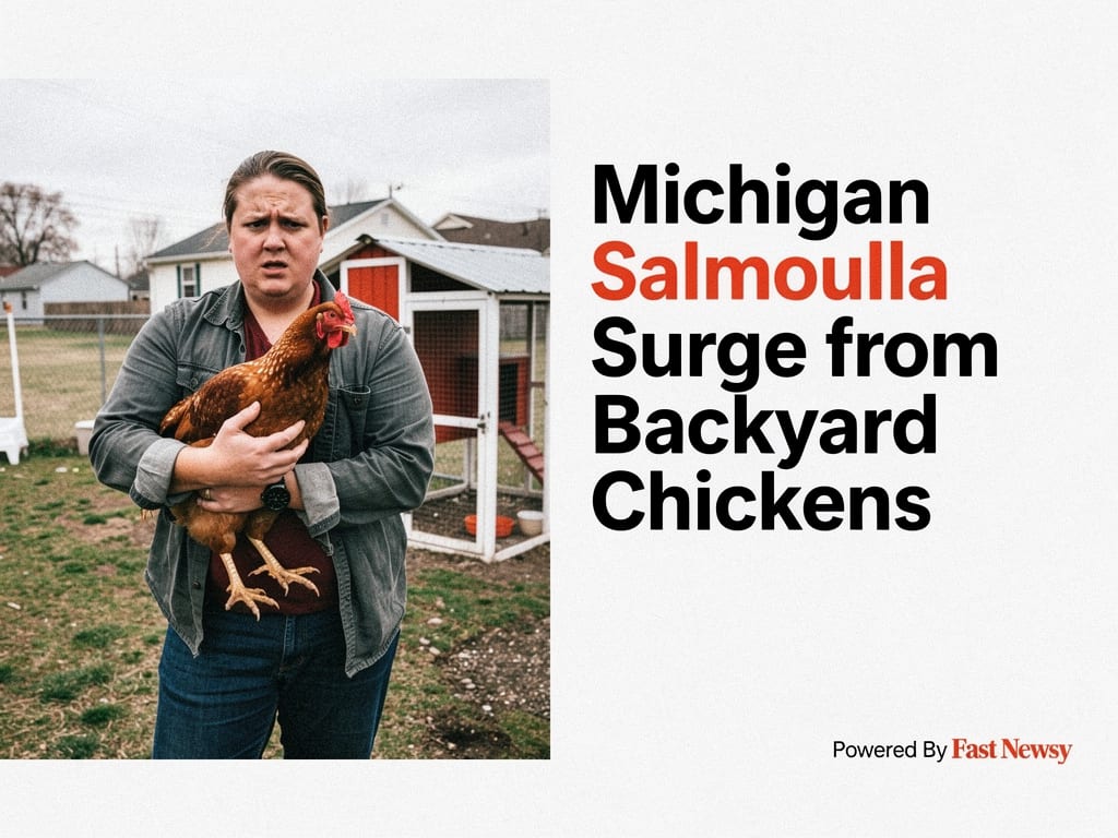 Shock Warning: Michigan Faces Salmonella Surge from Backyard Chickens!