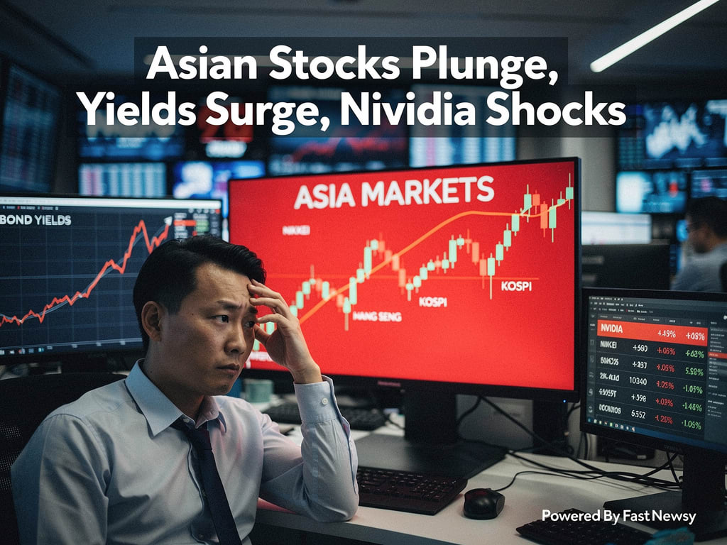 Asian Stocks Plunge: Higher Yields Spark Crisis, Nvidia Results Shock Investors