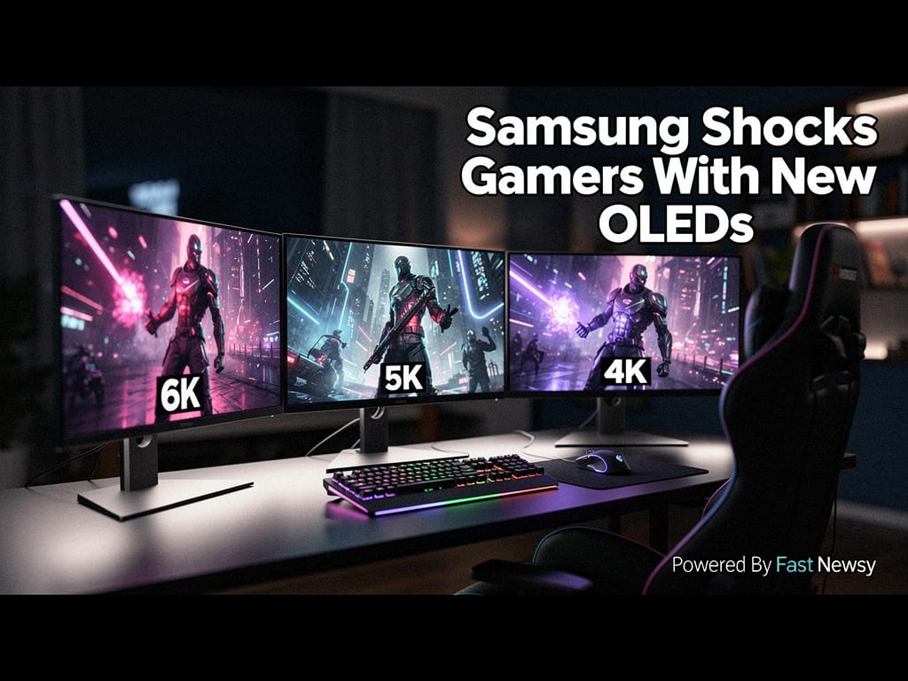 Samsung Shocks Gamers: New 6K, 5K, and 4K OLED Monitors Unveiled!