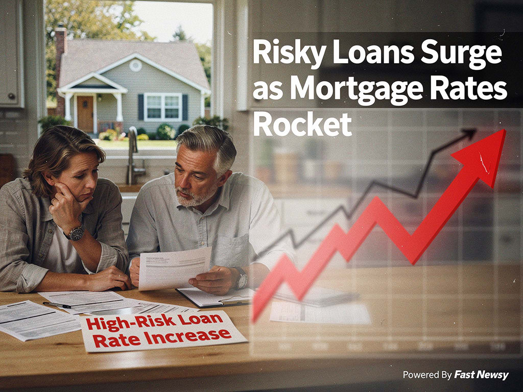 Shock Surge in Risky Loans as Mortgage Rates Rocket!