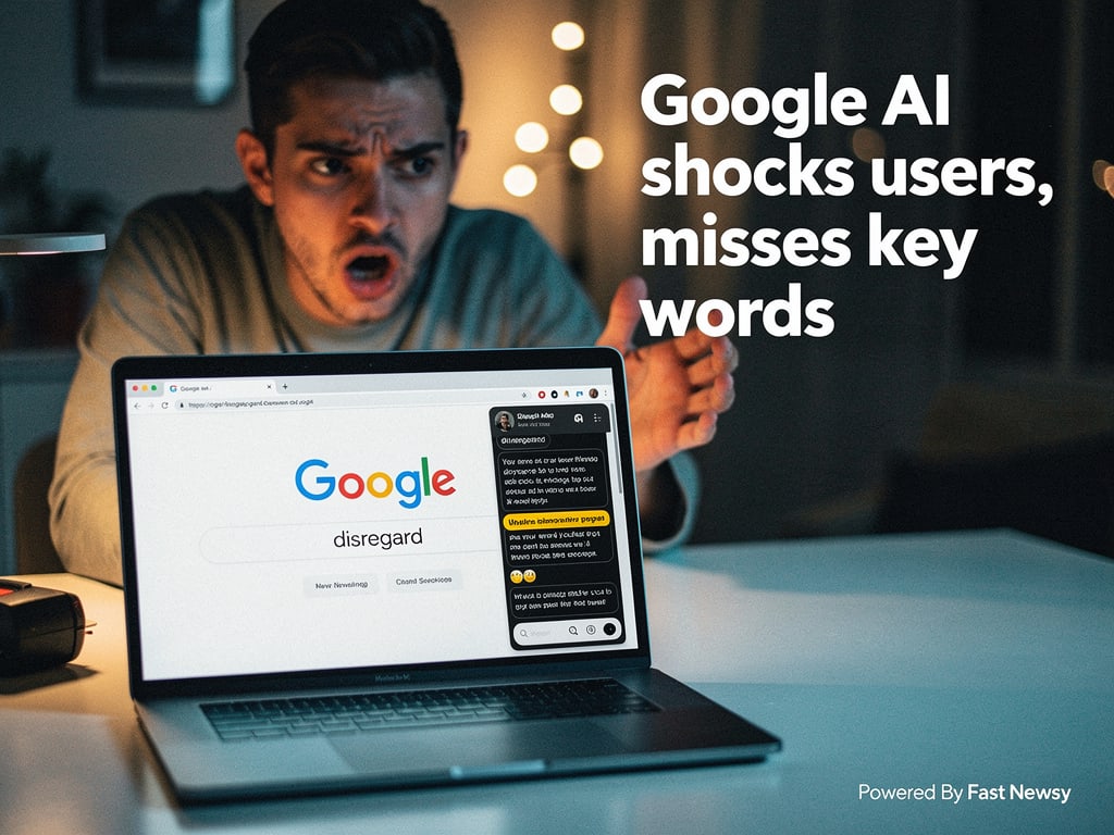 Google AI Shocks Users, Overlooks Key Words Like 'Disregard'