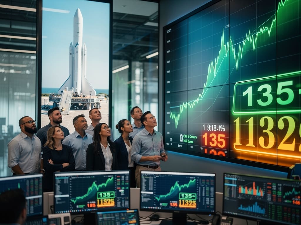 SpaceX IPO Surges: Retail Investors Pour $100 Billion at $135