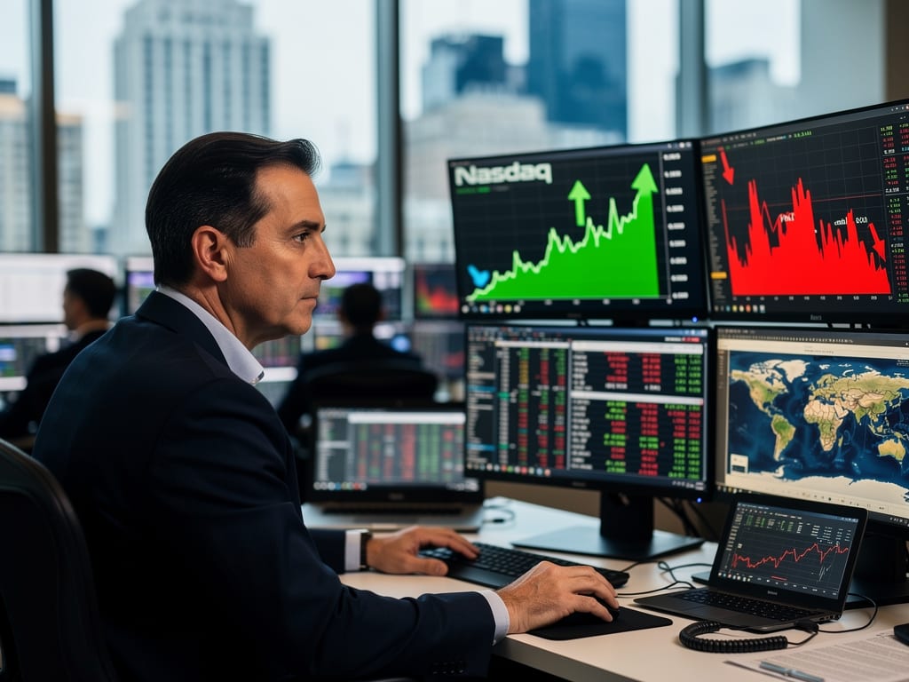 Nasdaq Surges as Oil Crashes After U.S.-Iran Deal Shock