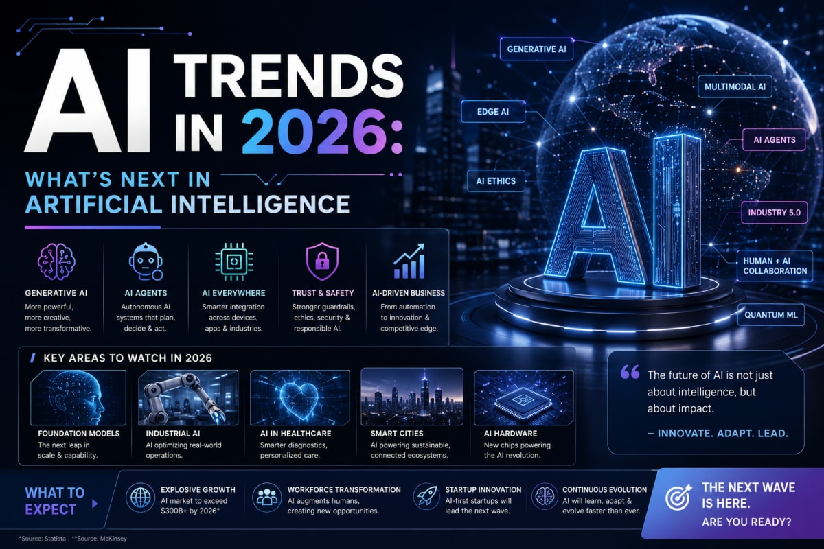 AI Trends in 2026: What's Next in Artificial Intelligence