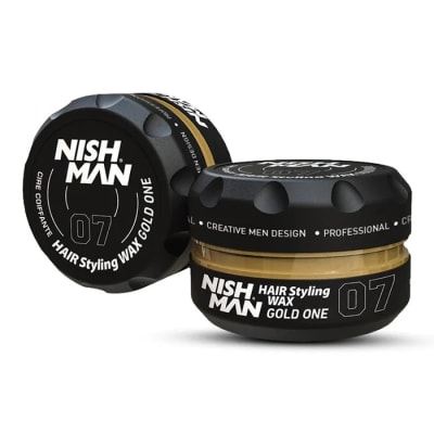 NishMan Hair Styling Wax Gold One 07