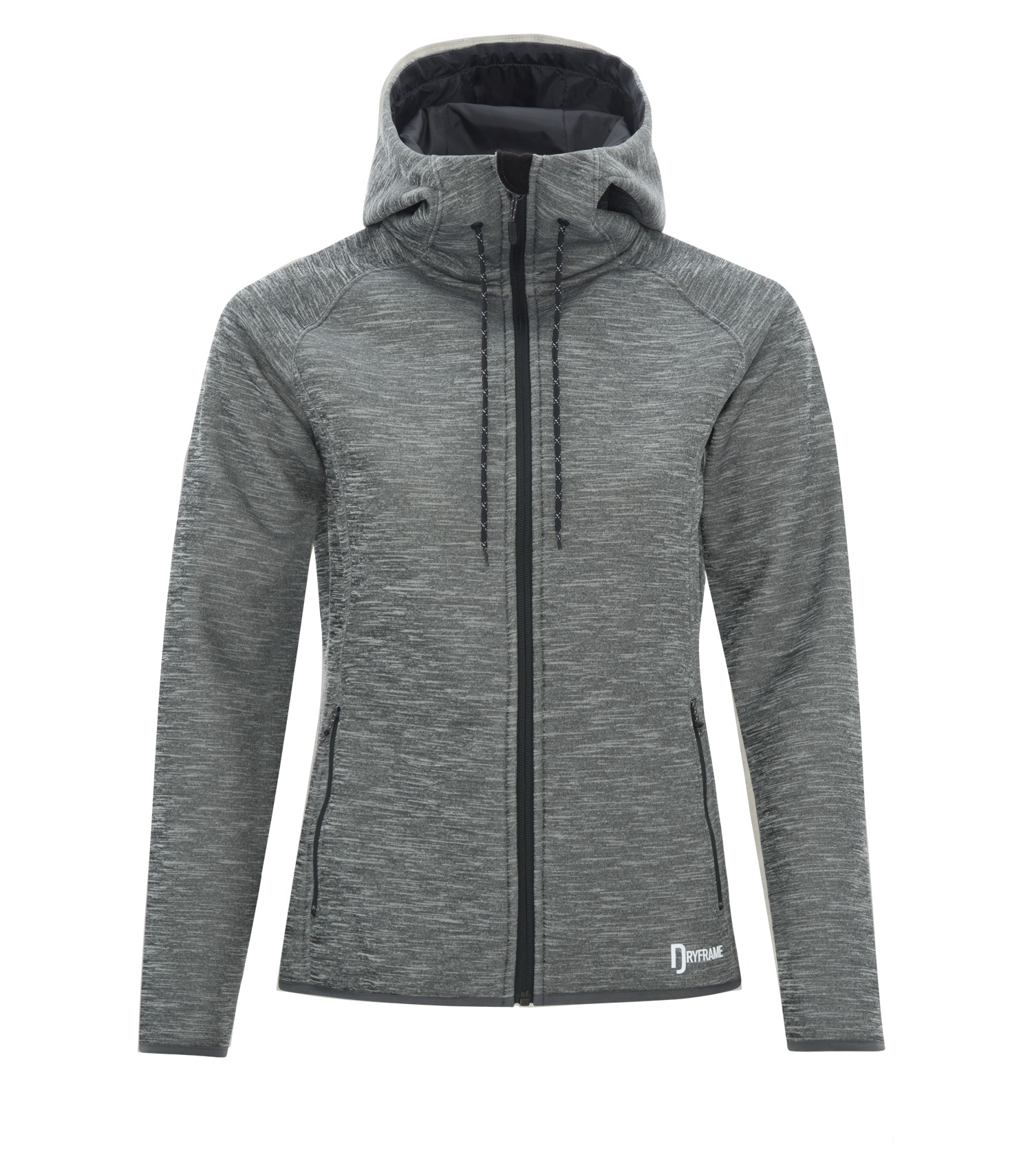 DRYFRAME® DRY TECH WATER RESISTANT FLEECE FULL ZIP HOODED LADIES' JACKET