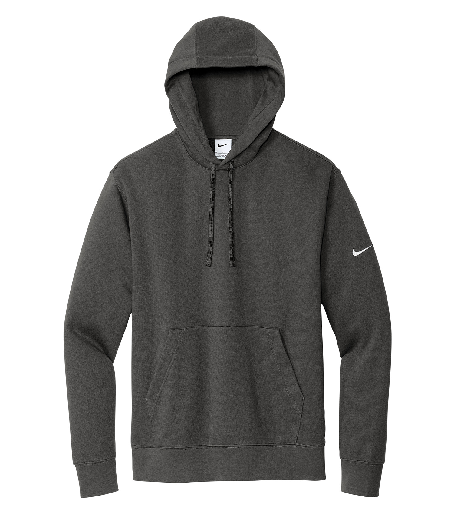 NIKE CLUB FLEECE SLEEVE SWOOSH PULLOVER HOODIE