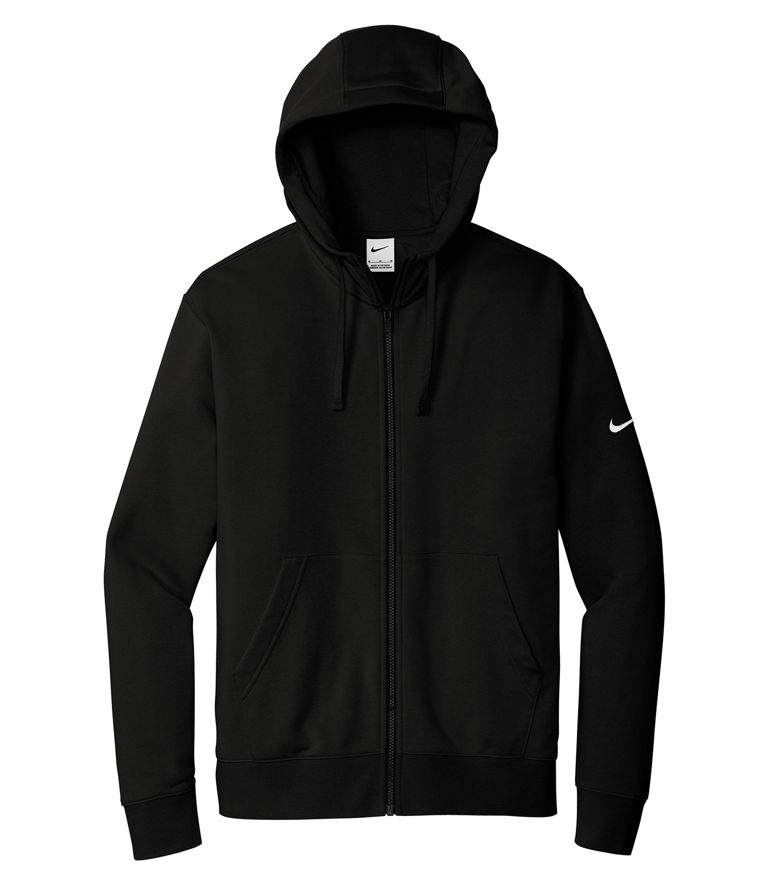 NIKE CLUB FLEECE SLEEVE SWOOSH FULL ZIP HOODIE