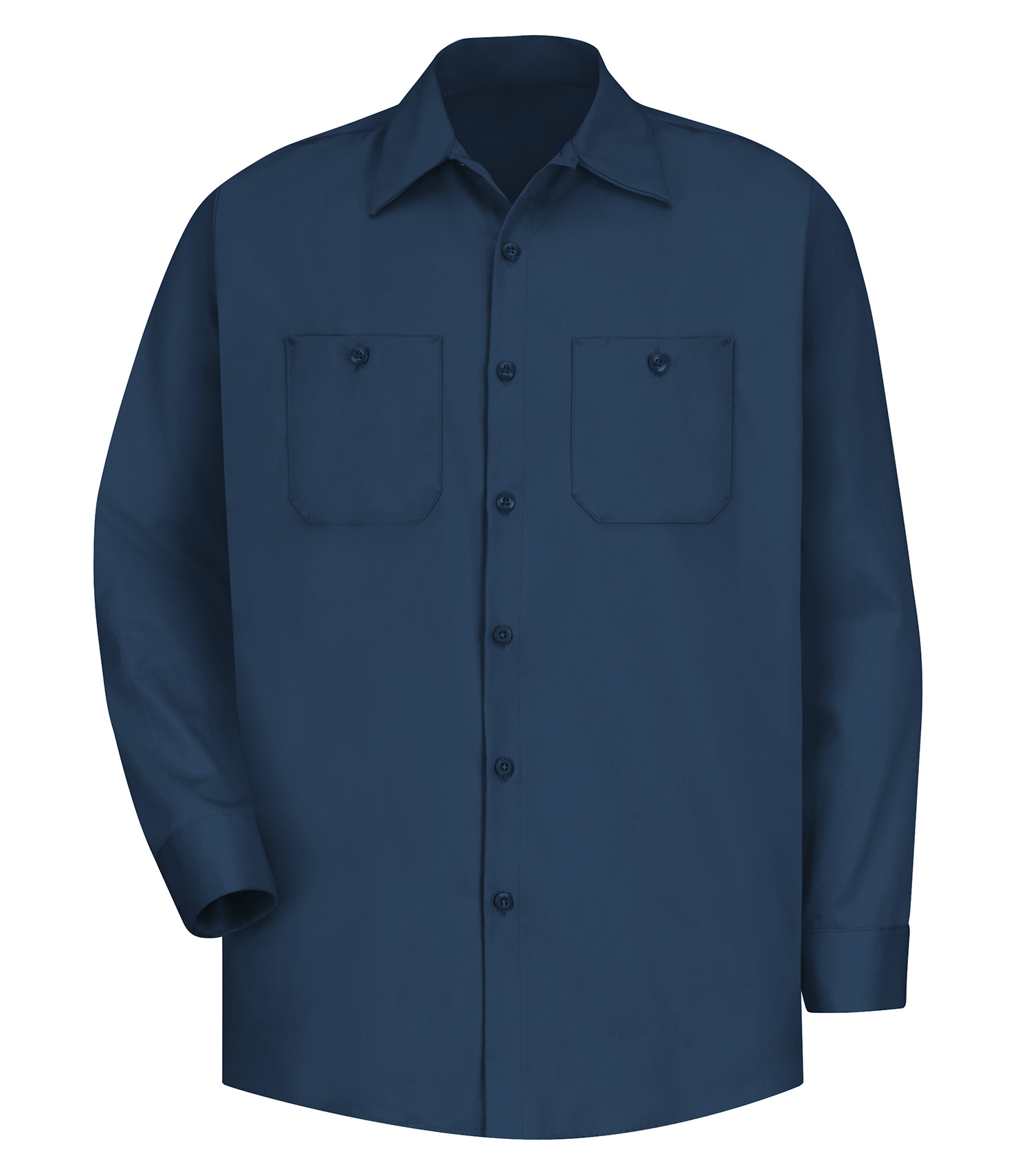 RED KAP® LONG SLEEVE WRINKLE RESISTANT COTTON SHIRT thumbnail 2