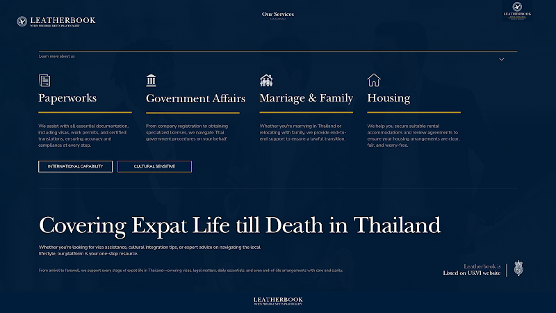 Leatherbook Visa and Expatsolutions