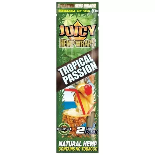 Juicy Hemp Wraps Tropical – Tropical Passion