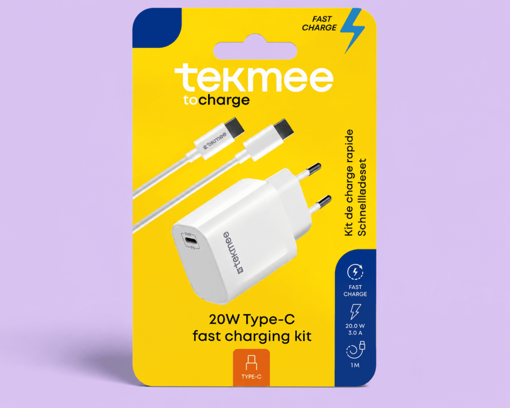 Tekmee 20W Type-C Fast Charging Kit“