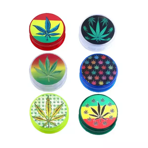 Grinder 2tlg Ø 40mm | Plastik | Hanf