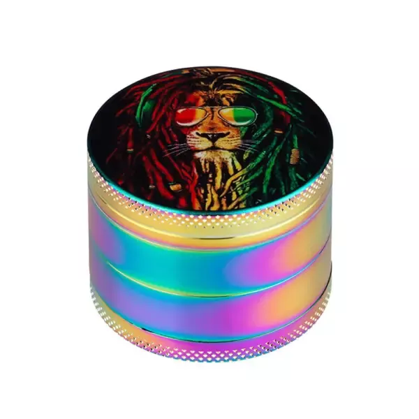 Grinder 4tlg Ø 50mm Zink | Rainbow | Lion