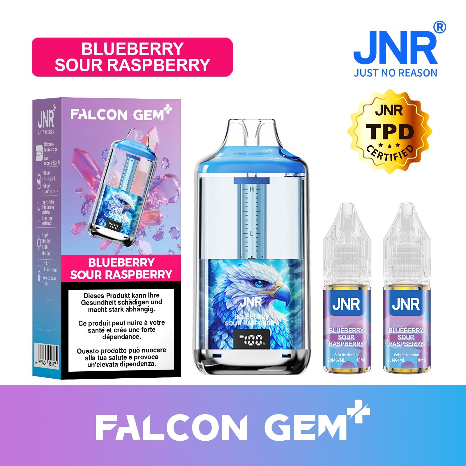 JNR Blueberry Sour Raspberry
