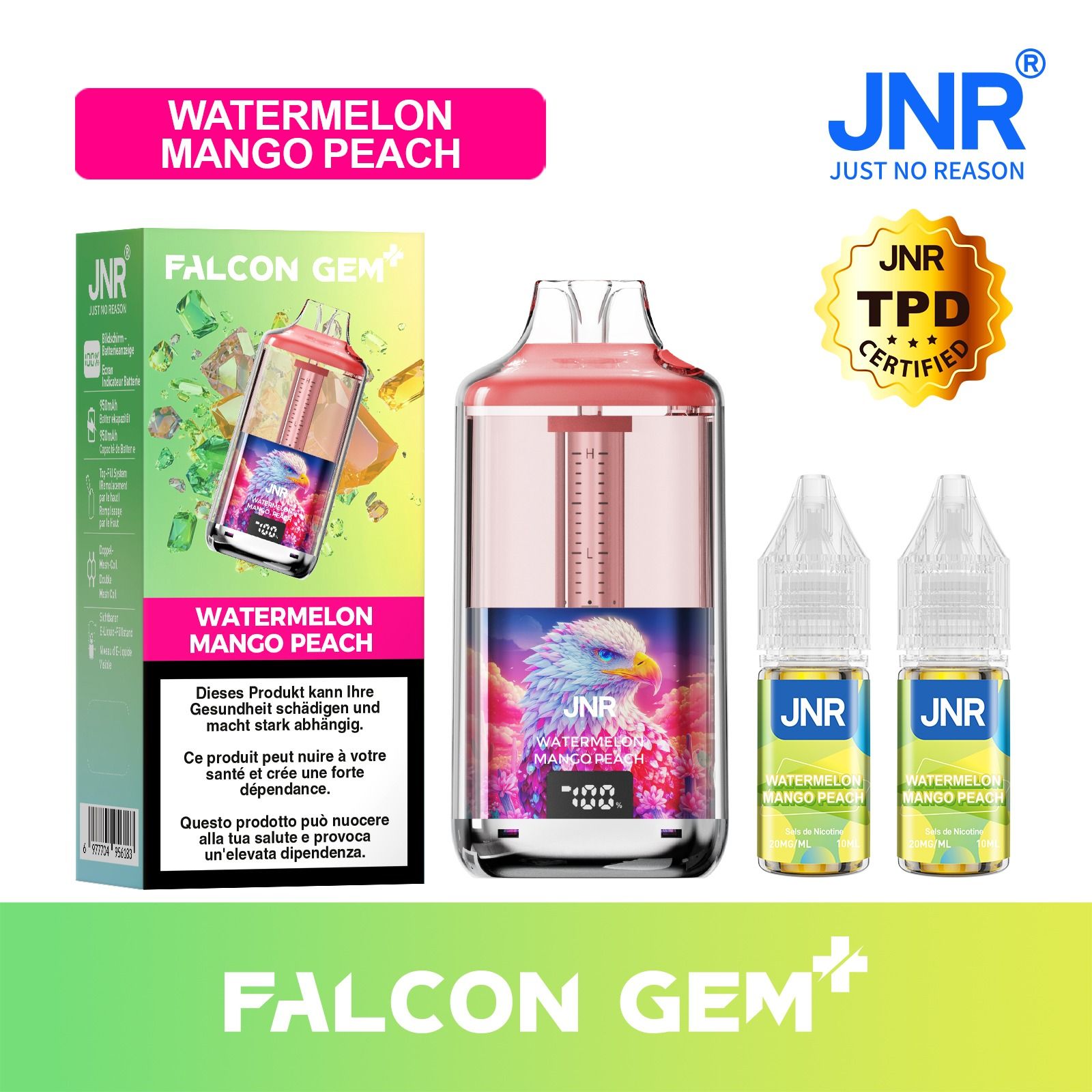 JNR Watermelon Mango Peach