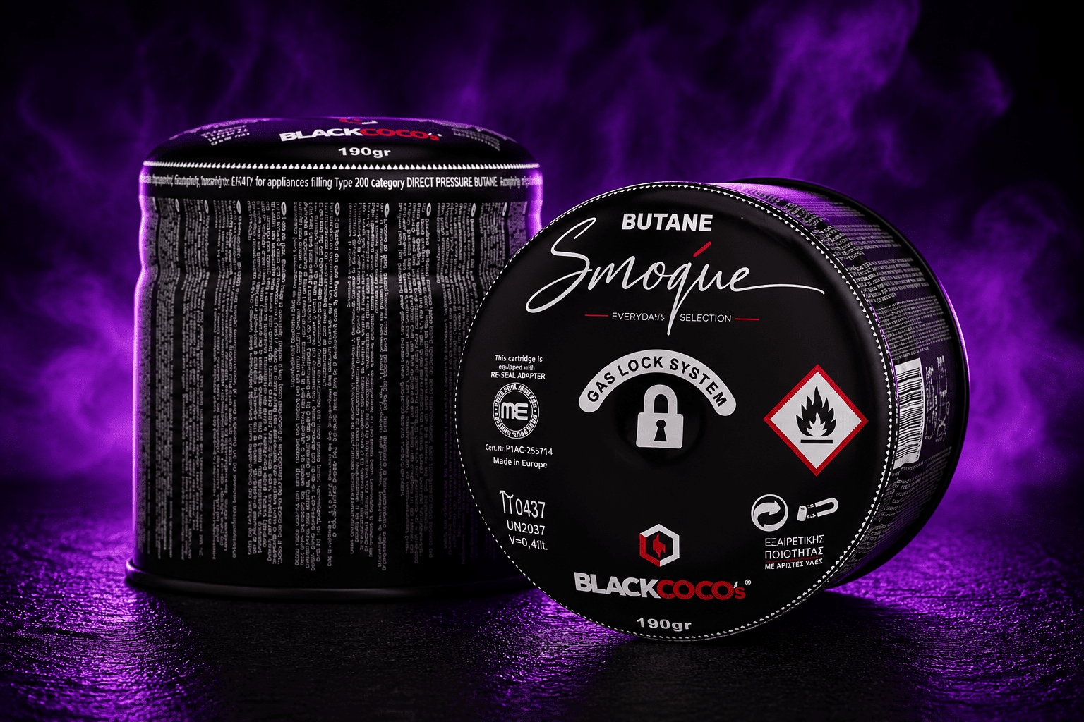 BLACKCOCO’s SMOQUE Gaskartusche 190g