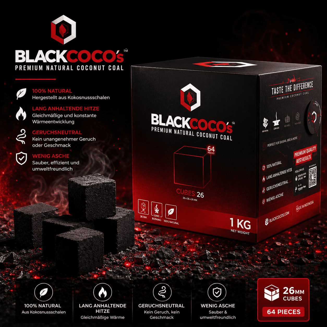 BLACKCOCO’s Premium Coconut Coal 