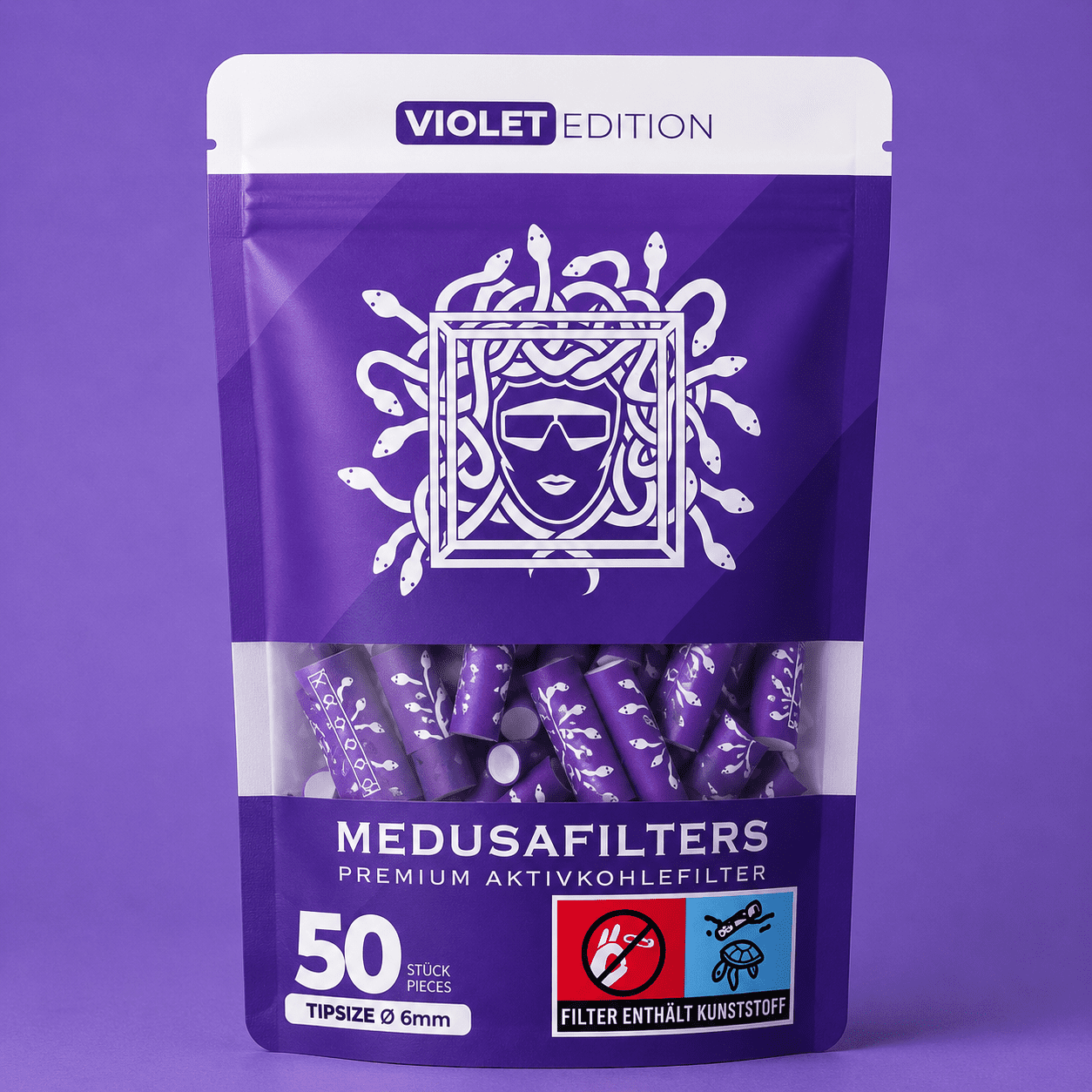 Medusa Filters Violett 50