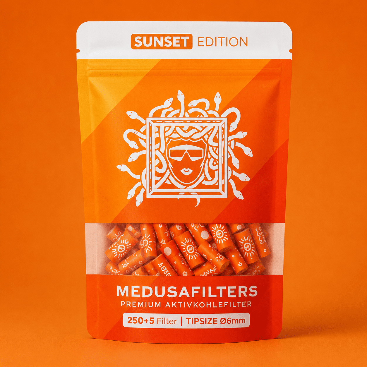 Medusa Filters Orange – 50 Stück