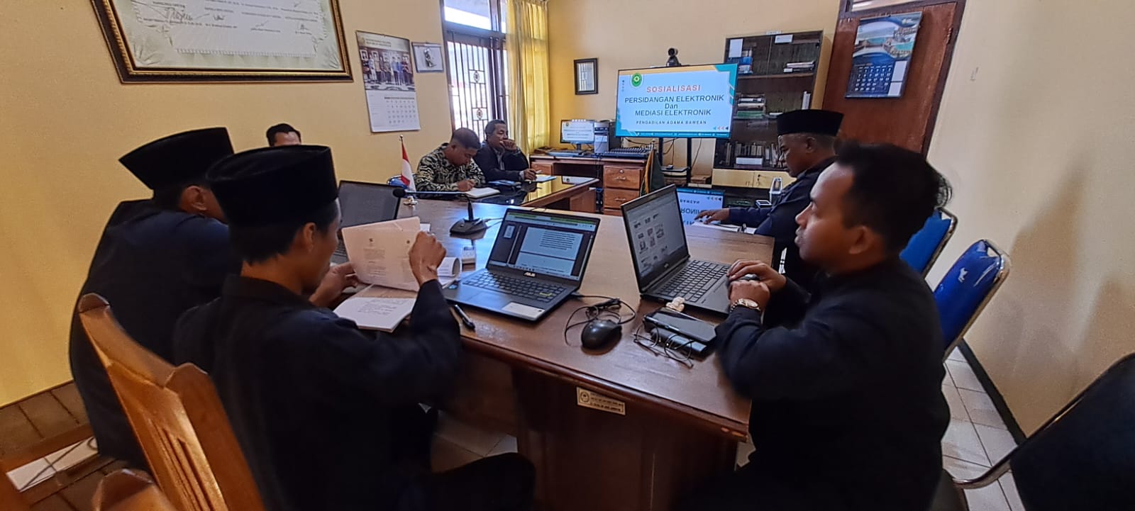 Layanan E-Court & E-Litigasi, PA Bawean Lakukan Sosialisasi Eksternal