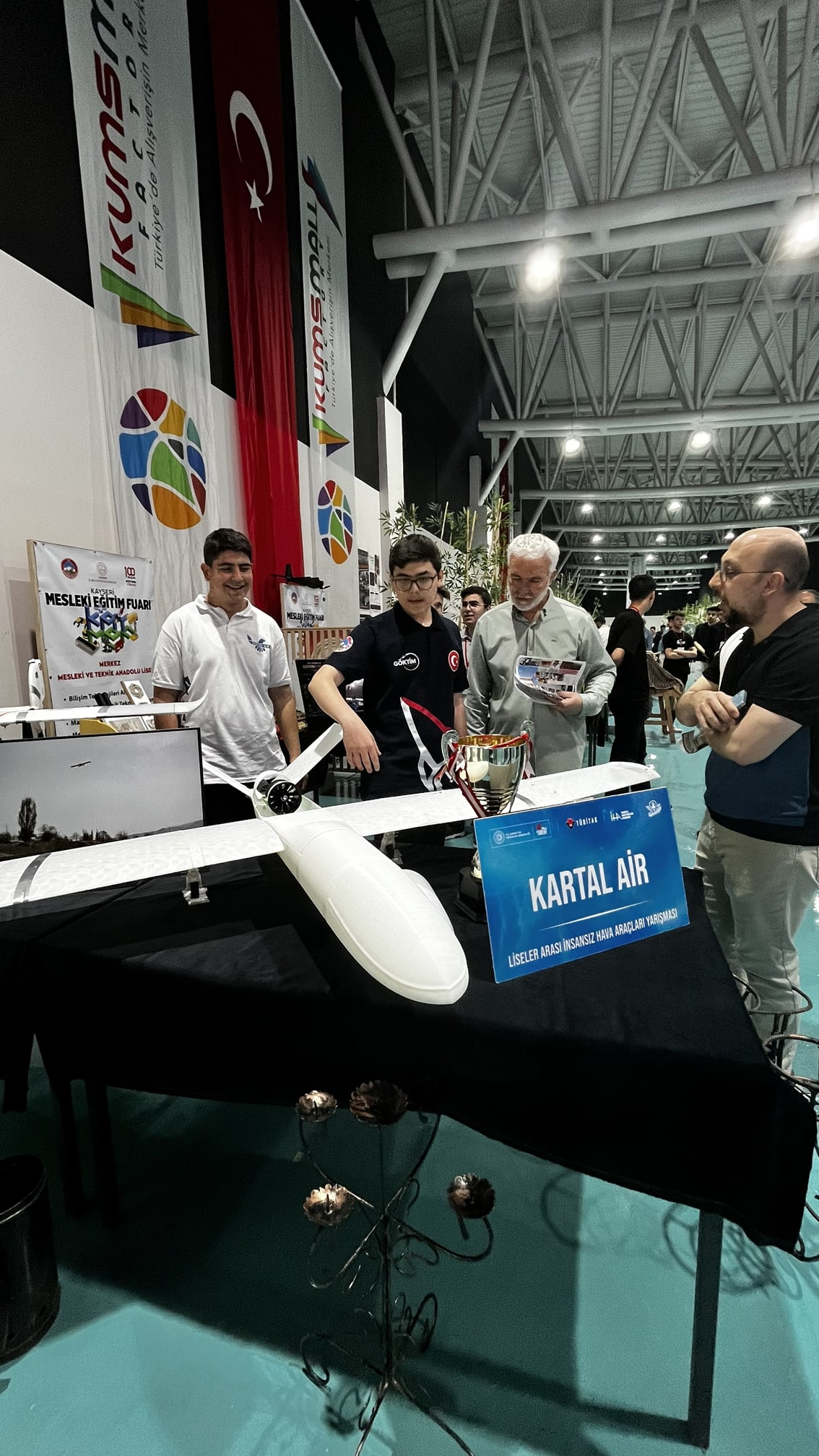 METE S-1 Showcased at the Kayseri Vocational High School Fair