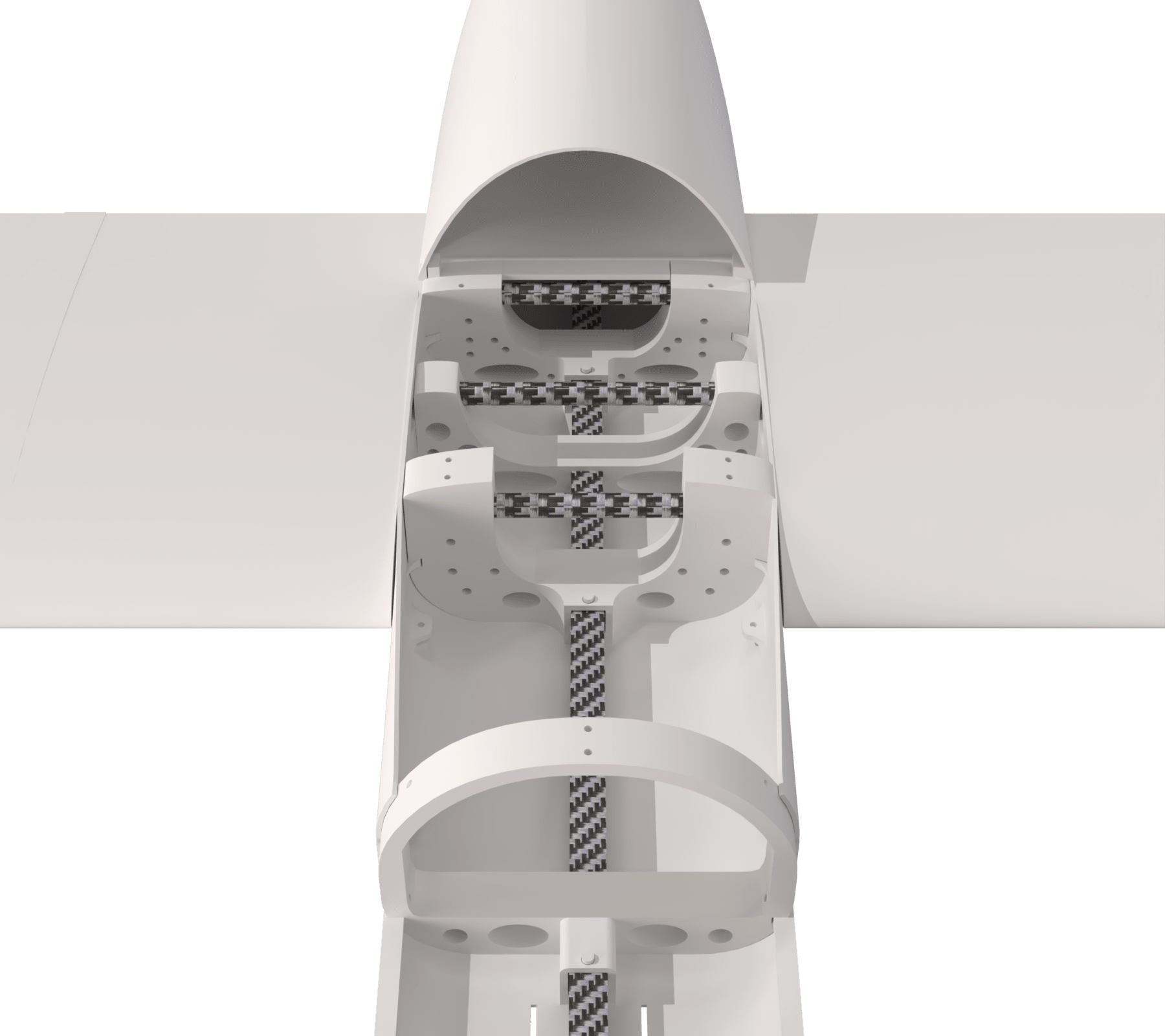 Mechanical Part 2: Aeroelastic Flex Mitigation — Concentric Carbon Spar Architecture