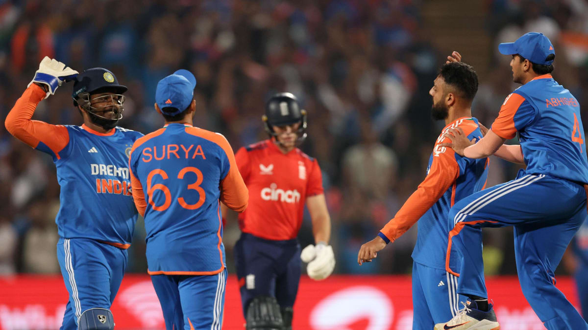 IND vs ENG 5th T20I Live: India Crushes England in Just 63 Balls, Clinches Series 4-1!