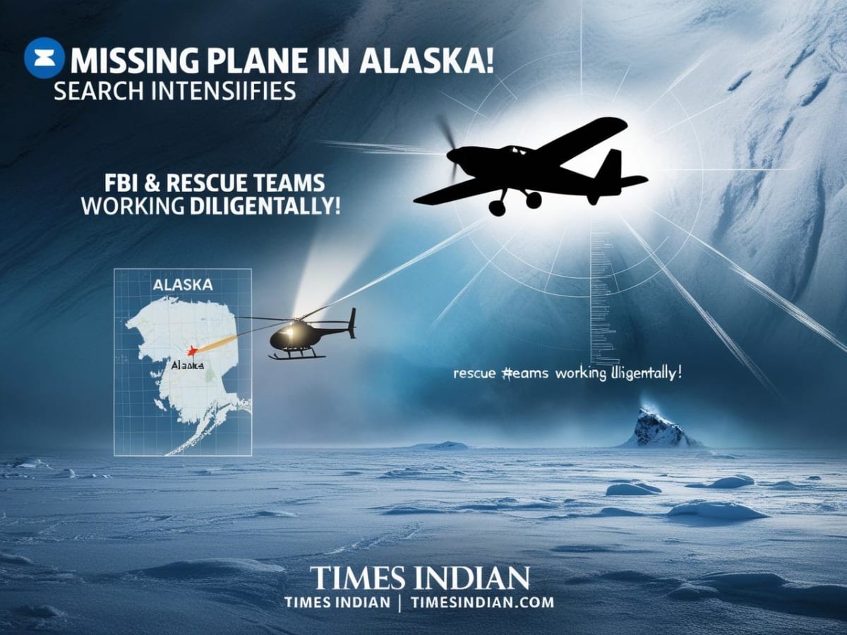 Urgent Search in Alaska! Plane with 10 Aboard Missing Over Frozen Tundra