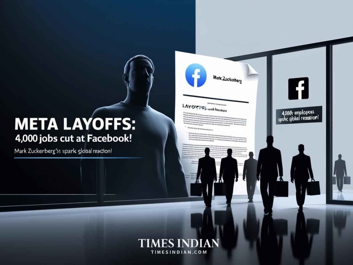Mark Zuckerberg Drops a Shockwave! 4,000 Employees Laid Off
