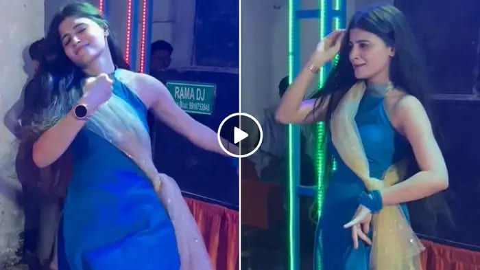 Girl in Blue Kurti Sets Social Media on Fire with Dance to 'Oye Amma'—Netizens in Awe!