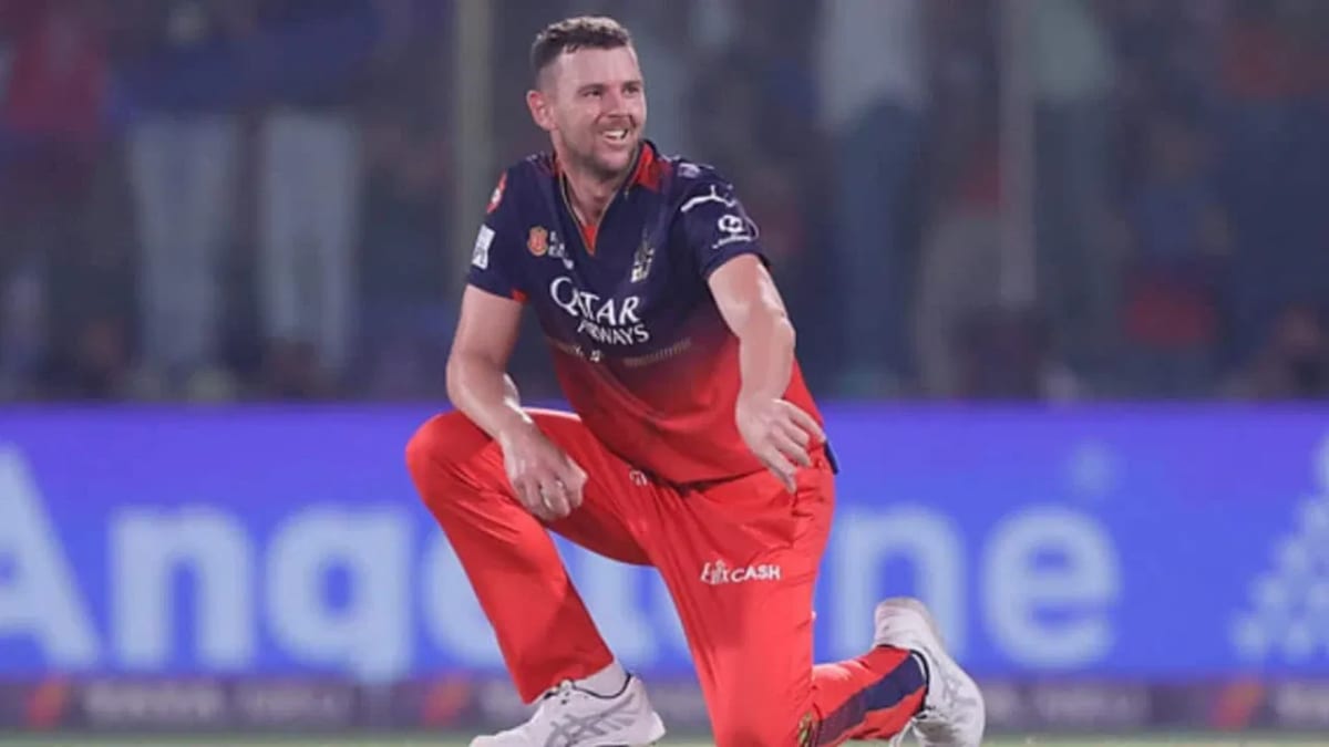 RCB Boosted Before Playoffs! Josh Hazlewood Returns to Strengthen Bowling Attack