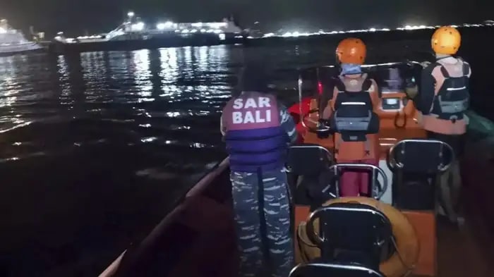 Tragedy Near Bali: Ferry Carrying 65 People Sinks, 2 Dead, 43 Still Missing
