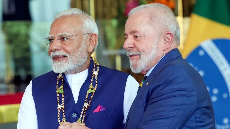 PM Modi holds talks with Brazil President Lula ahead of his Delhi visit