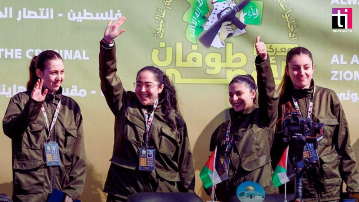 During a ceasefire, Hamas frees four Israeli hostages
