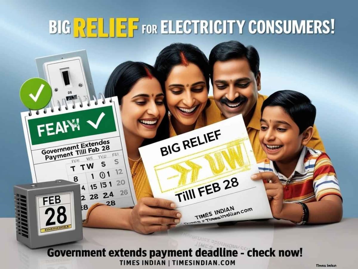 Big Relief for Electricity Consumers: Scheme Deadline Extended Till February 28!