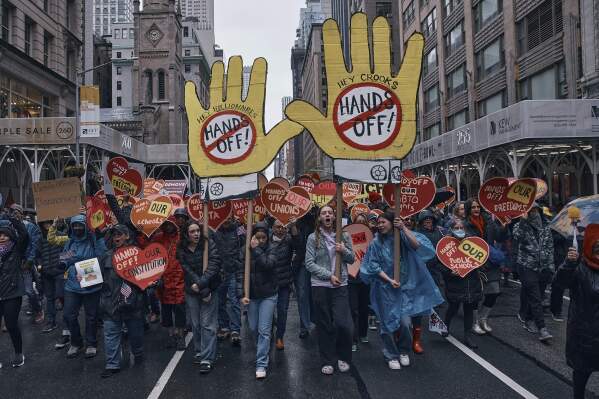 America Erupts: Nationwide 'Hands Off' Protests Target Trump-Musk Alliance Policies