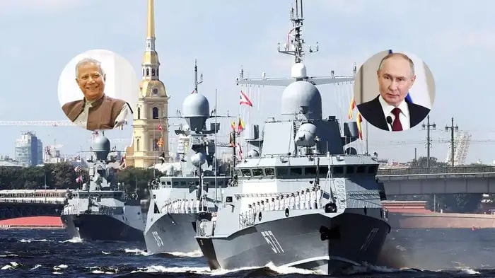 Russian Warships Dock in Bangladesh: Is Mohammad Yunus Tilting Away from America Toward Russia?