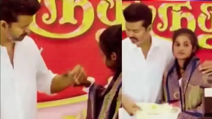 Thalapathy Vijay's shoulder-touch video goes viral, fan reveals real truth