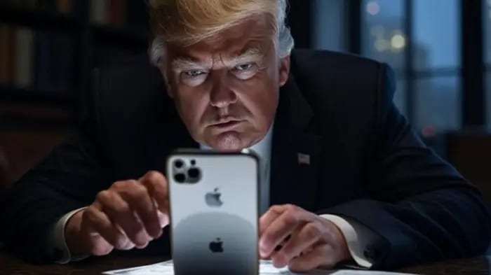 Trump Unhappy with iPhone Production in India, Calls It a 'Problem' with Tim Cook